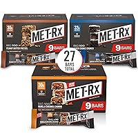 MET-Rx Big 100 Colossal Protein Bars, Healthy Meal Replacement Snack, Variety Pack, 3.52 oz bars, 9 Count (Pack of 3)