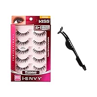 I-ENVY Beyond Naturale 01 Lashes Demi Wispies KPEM33 and I-ENVY Easy Grip Lash Applicator KPA02 Bundle