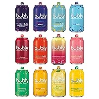 Bubly Sparkling Water (12 FL OZ, Bubly Variety 12 Pack)