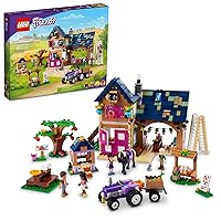 LEGO Friends Organic Farm House Set 41721 with Toy Horse, Stable, Tractor and Trailer Plus Animal Figures, for Kids, Girls and Boys Aged 7+