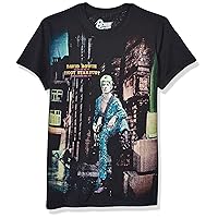 Liquid Blue Unisex-Adult's David Bowie Ziggy Stardust Jumbo Print Short Sleeve T-Shirt