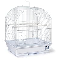 Prevue Pet Products Parakeet Start Cage Kit with Toys, Perches, Cups, Removable Grill and Pullout Tray