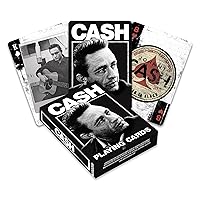 AQUARIUS Johnny Cash Playing Cards - Poker Size Deck of Cards for Your Favorite Card Games - Officially Licensed Johnny Cash Merchandise & Collectibles