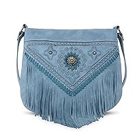Montana West Satchel Bags for Women Tassel Top Handle Handbags Barrel Purses with Crossbody Strap