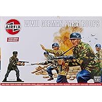 Airfix Vintage Classics World War II German Paratroops 1:32 WWII Military Army Men Plastic Model Figures A02712V