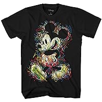 Disney Mickey Mouse Scribbles Adult Mens T-Shirt