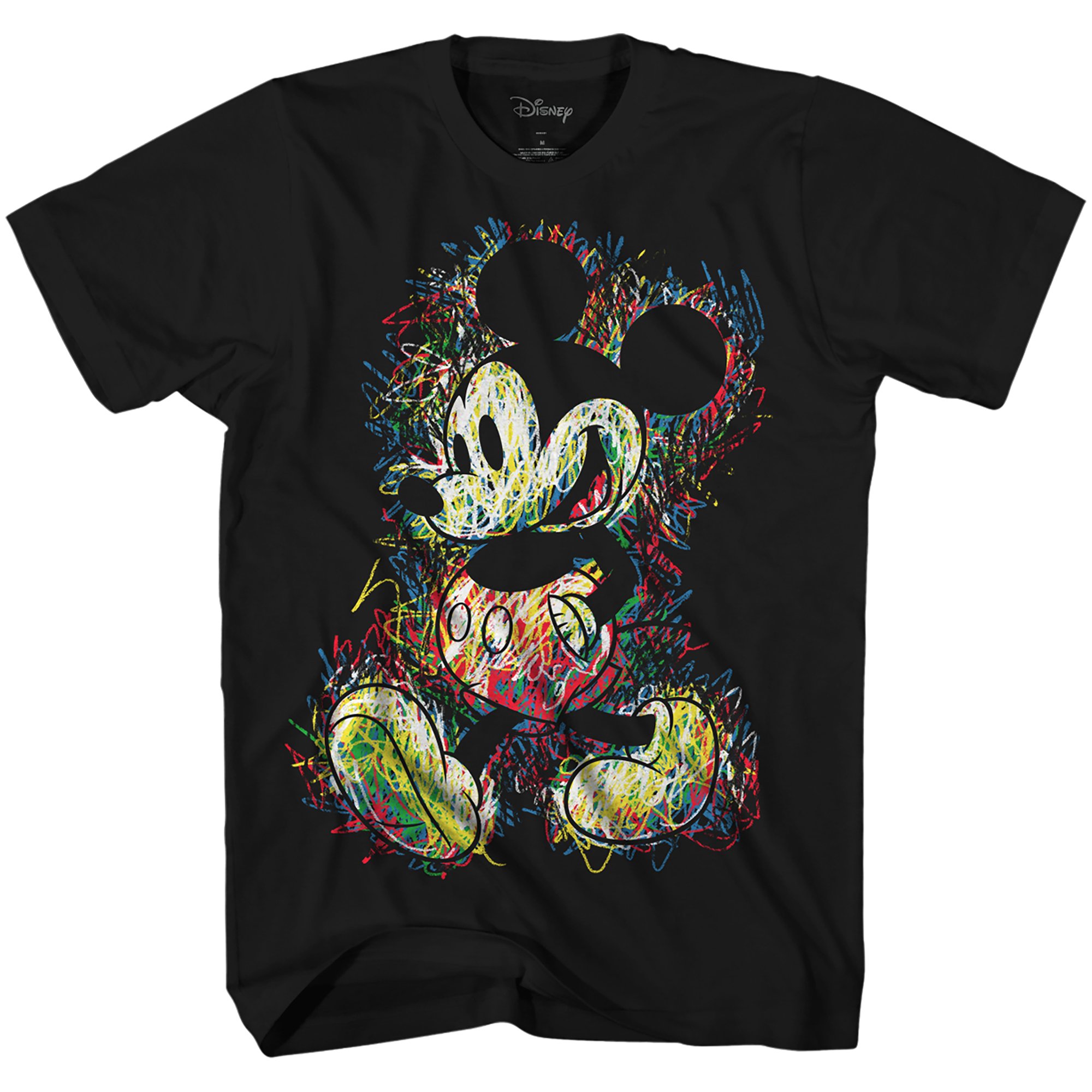Disney Mickey Mouse Tropical Mint Green Adult Mens Graphic T-Shirt
