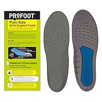 PROFOOT Plus-Size Extra Support Insole for Women 6-10, Orthotic Shoe Insert, Easy to Trim for Smaller Sizes, Shock Absorbing & Provides Arch Support for All-Day Comfort Wear, 1 Insole