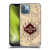 Head Case Designs Officially Licensed Harry Potter The Marauder's Map Prisoner of Azkaban II Soft Gel Case Compatible with Apple iPhone 13