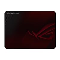 ASUS ROG Scabbard II Gaming Mousepad-Triple Guard Protective Coating Surface Repels Water-Oil-Dust, Anti-Fray Flat Stitched Edges, Non-Slip Rubber Base, Optimized Surface for Smooth Glide and Comfort