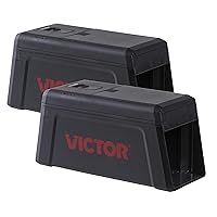 Victor M241 Indoor Electronic Humane Rat and Mouse Trap - No Touch, No See Electric Rat and Mouse Trap - 2 Pack