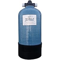 Portable 16,000 Grain (tm) Unit with Tank, Tank Head, Lead-Free Plastic NSF 61 Male GHC Tank Connections, Distributor, Resin and Instructions. Used in Rv & Car Wash Applications.