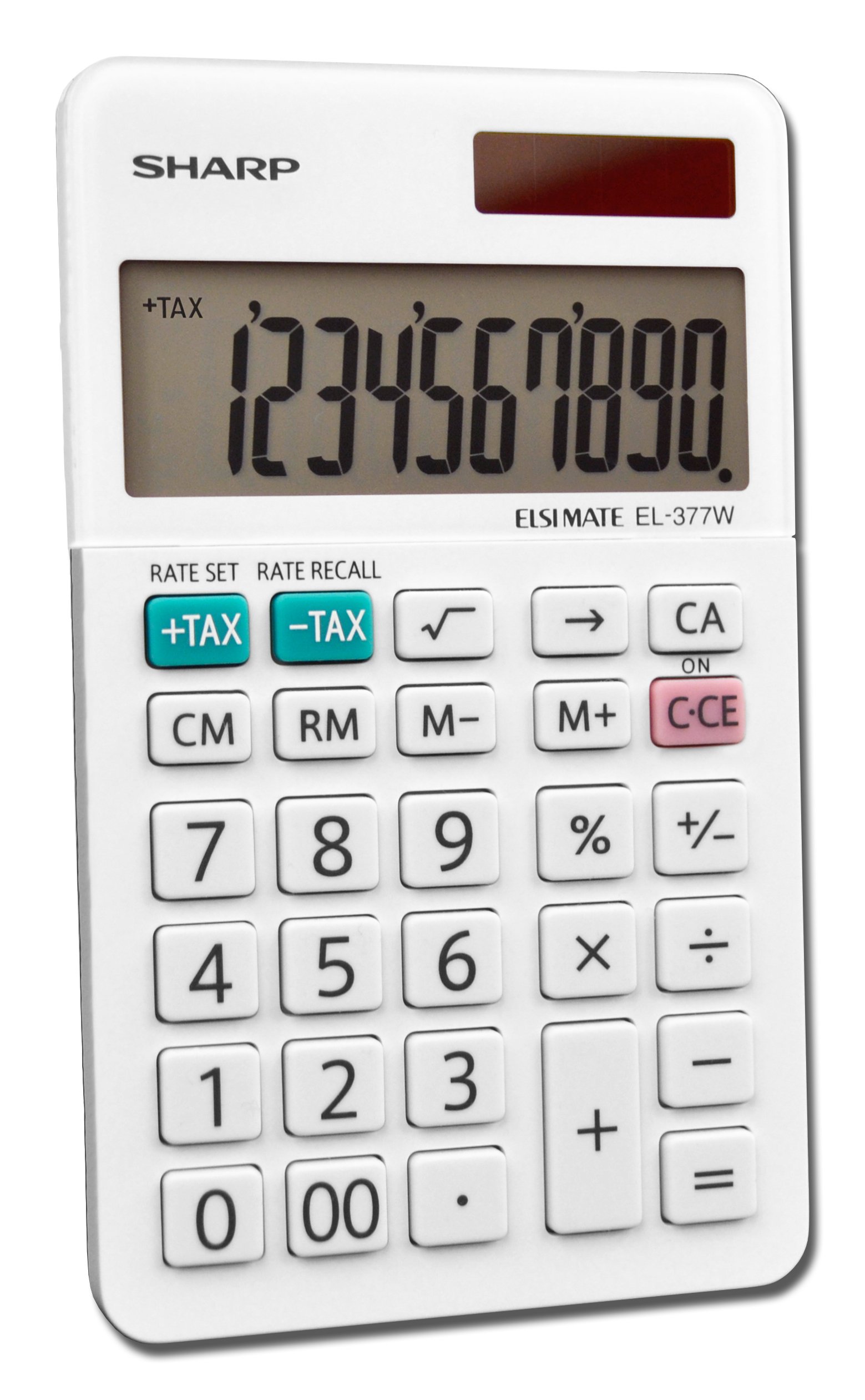 Sharp EL-377WB Business Calculator, White 2.75