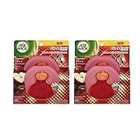 Air Wick Flip and Fresh, Apple and Shimmering Spice Twin, 0.5 Ounce (Pack of 2)