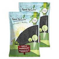 Food to Live Black Cumin Seeds, 16 Pounds – Whole Raw Nigella Sativa Seeds, Bulk Spice, Vegan. High in Iron, Calcium and Magnesium. Pairs well with Vegetables, Middle Eastern and Indian Dishes