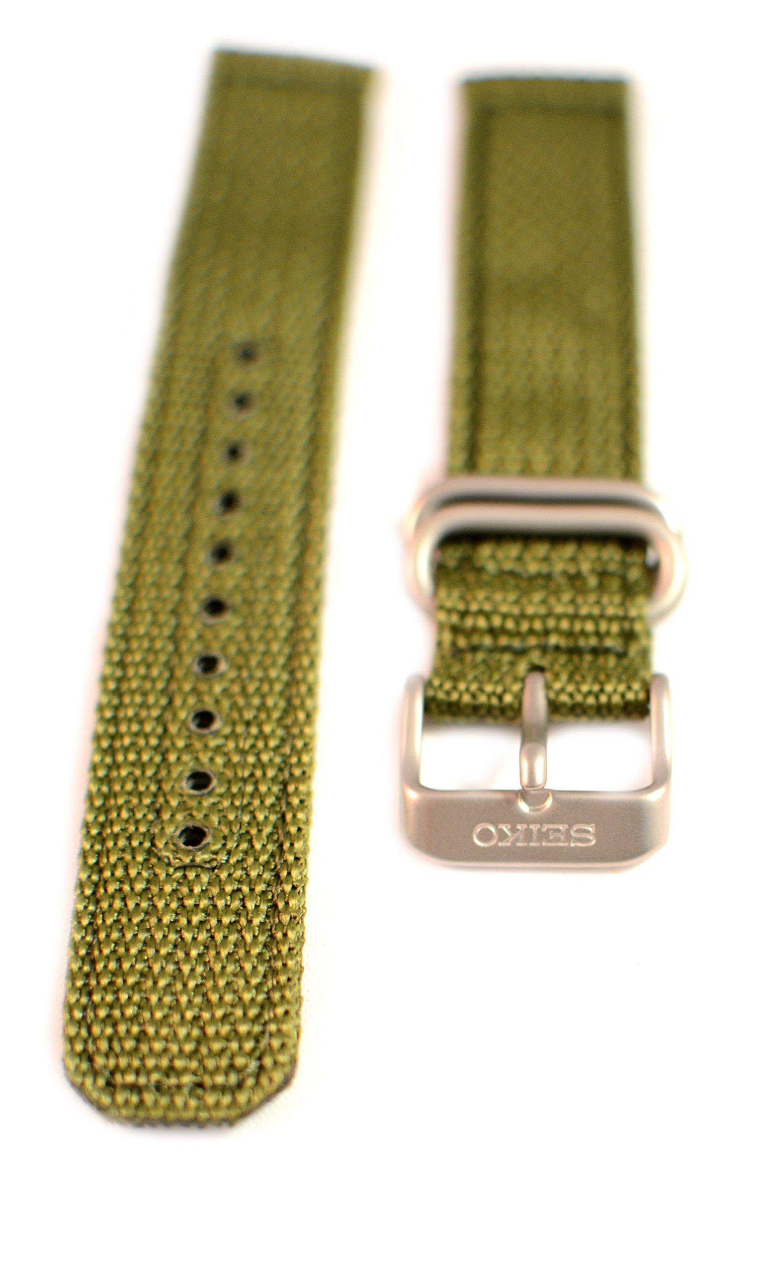 Mua Seiko Military Automatic Olive Green Nylon 18mm Watch Strap trên Amazon  Mỹ chính hãng 2023 | Giaonhan247