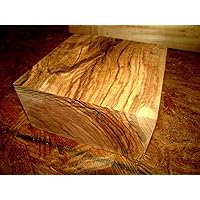 1 Piece of Beautiful Olive Bowl Blank Lathe Lumber Wood Turning 6 X 6 X 3