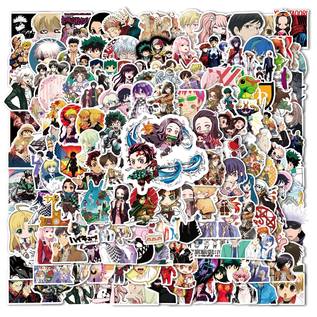 random anime poster sticker size approximately 4x3 inches and A6 size comes  in 15 pcs. | Lazada PH