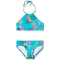 Girls' Mahina UPF 50+ Beach Sport Halter Bikini 2-Piece Swimsuit