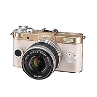 Pentax Q-S1 02 12.4MP Mirrorless Digital Camera with 3-Inch LCD (Champagne Gold)