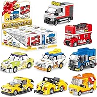 Kids Toys Sets for Boys 6+ Age Building Blocks Car 8 SET-Compatible with All Major Brands Educational Toys Blocks Party For Kids 6-12 Car Set,Gift Bags,Carnival Prizes,Birthday Supplies