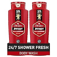 Red Collection Swagger Scent with Cedarwood, Men's Body Wash, 24 oz (Pack of 2)