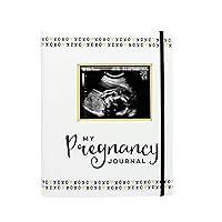 My Pregnancy Journal, Newborn Milestone Keepsake Memory Book, Photo Album, Gender Neutral Baby Gift, 74 Fill In Pages, 1 Count (Pack of 1)