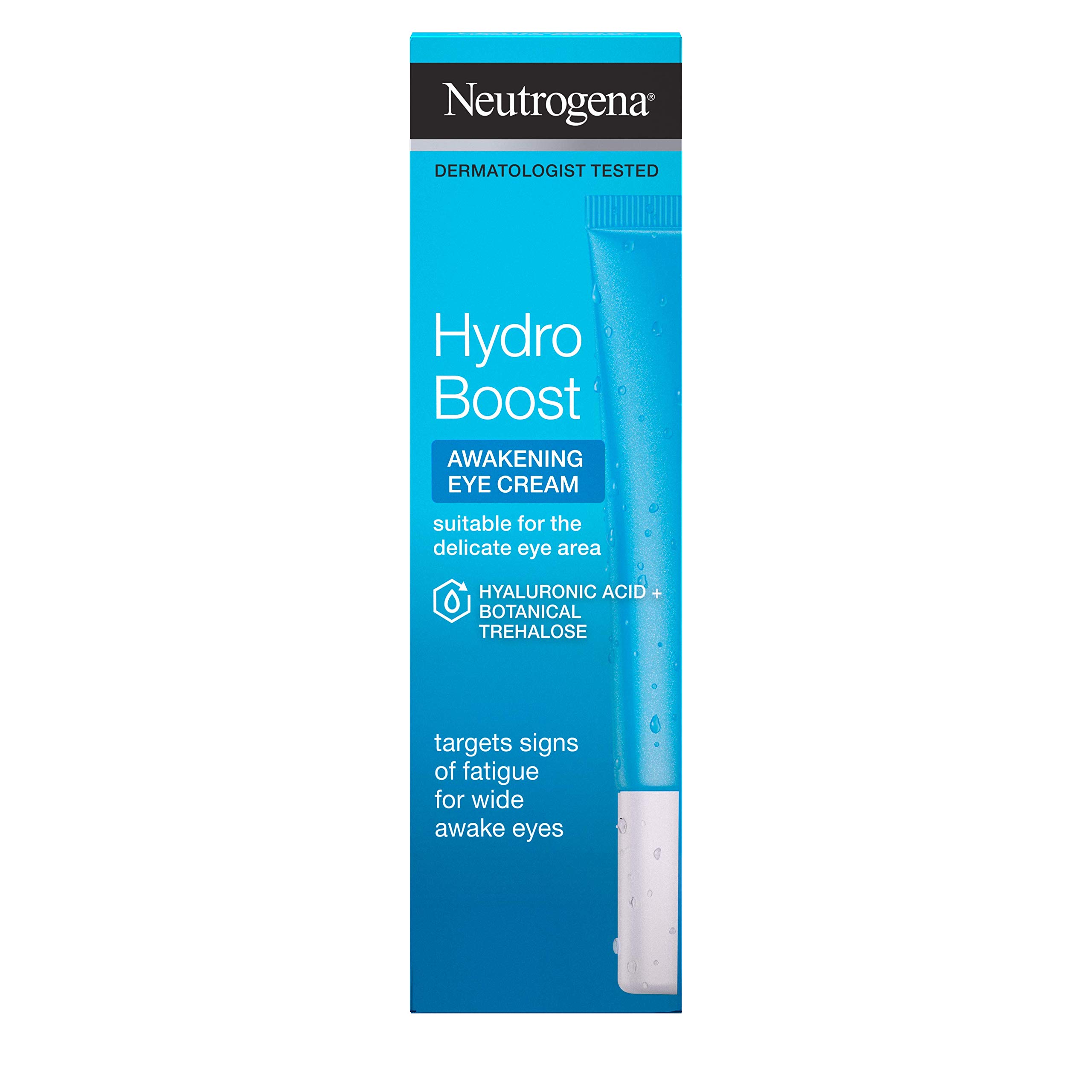 COCOMIA Neutrogena Hydro Boost Eye Awakening Gel-Cream, A Shot of Intense Hydration, Under-Eye Cream, 15 ml