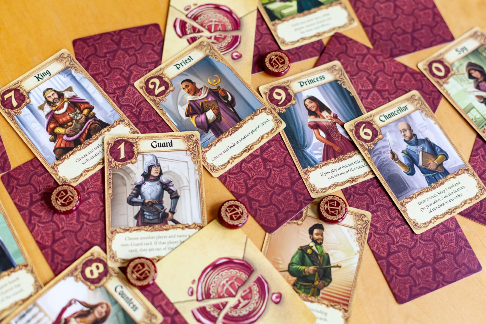 Love Letter Card Game | Classic Renaissance Strategy Game | Deduction and Player Elimination Game for Adults and Kids | Ages 10+ | 2-6 Players | Average Playtime 20 Minutes | Made by Z-Man Games