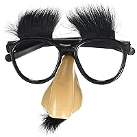 Accoutrements Fuzzy Nose and Glasses Classic Disguise, Multicolored