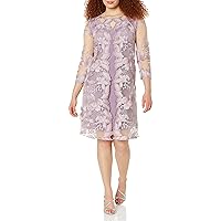 Alex Evenings Women's Long Jacket with Lace Dress (Petite and Regular Sizes)