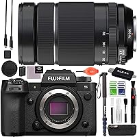 Fujifilm X-H2S Mirrorless Camera with Fujinon XF70-300mm f/4-5.6 LM OIS WR Lens, Pixel Cleaning Kit, Monopod + Advanced Accessory & Travel Bundle | XF70-300 | Fuji xh2s