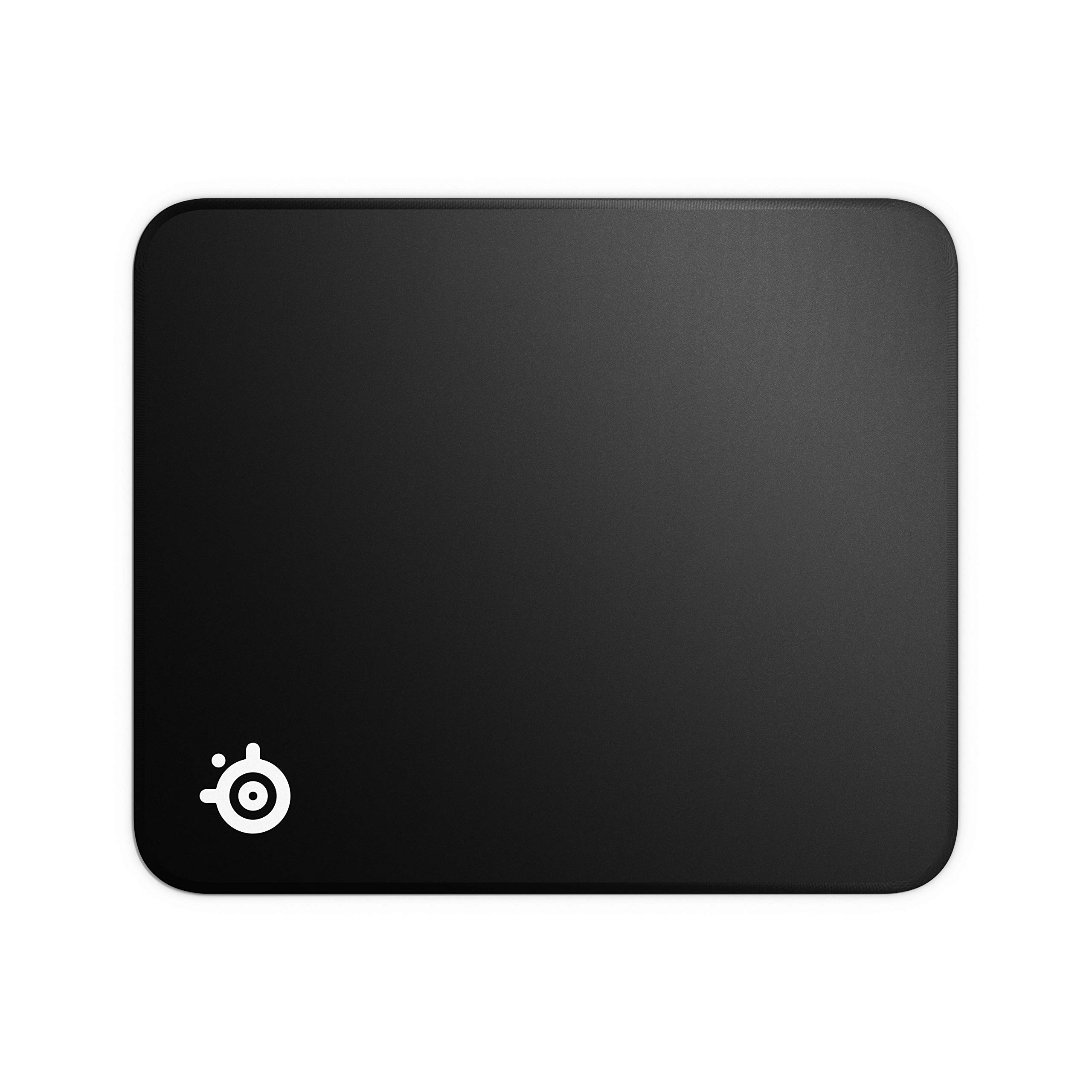 SteelSeries QcK Gaming Mouse Pad - Medium Stitched Edge Cloth - Extra Durable - Optimized For Gaming Sensors - Black