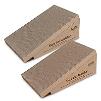 Catify by Best Pet Supplies, Inc., Inc., Inc., Slope Cat Scratcher with Catnip (2 Pack), One Size (CTM-08-02)