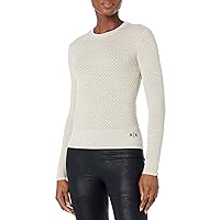 Emporio Armani Women's Wool Blend Knit Fitted Pullover Sweater
