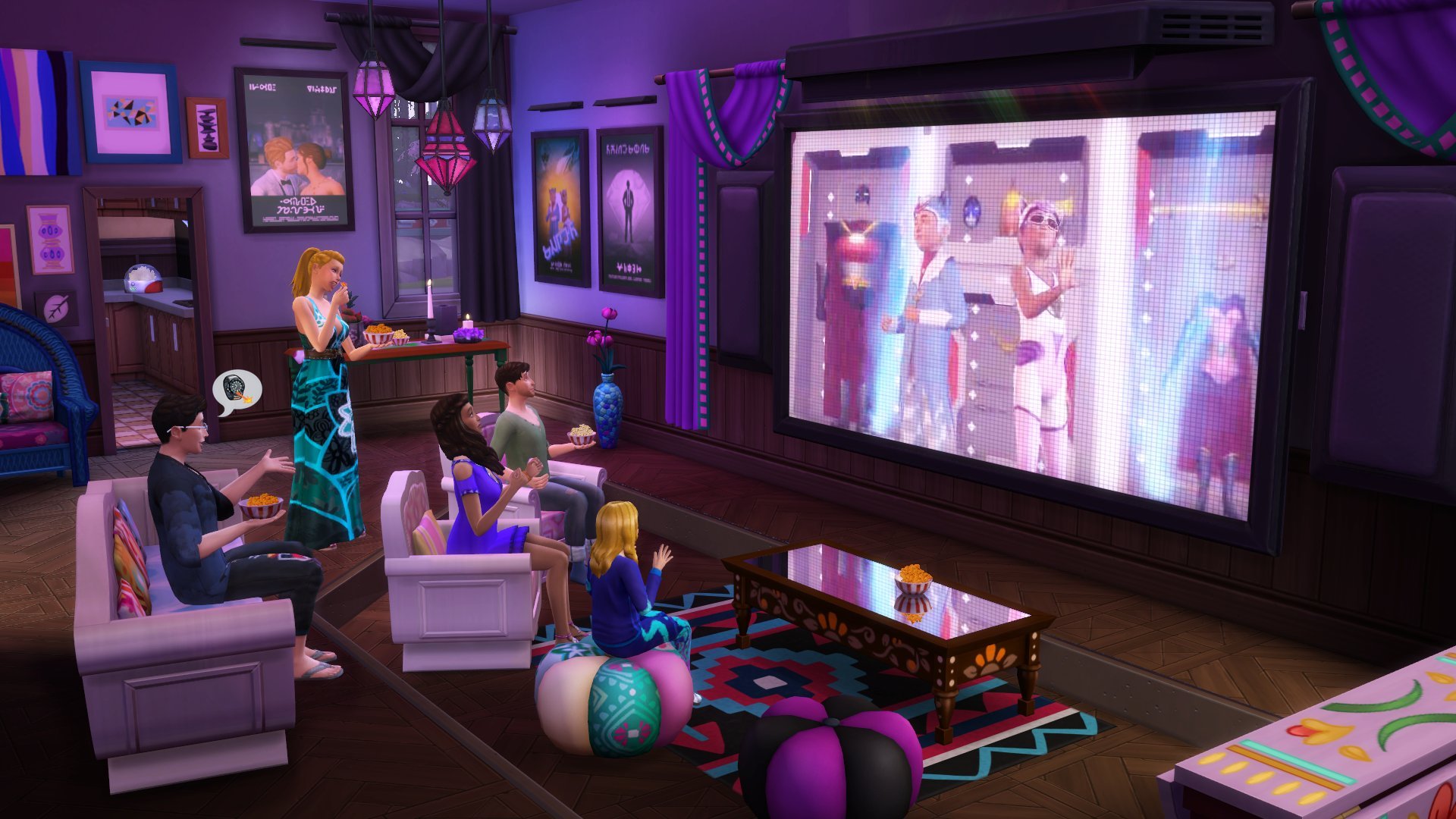 The Sims 4 - Movie Hangout Stuff - Origin PC [Online Game Code]