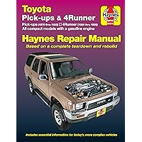 Toyota Pick-ups (79-95), 4Runner (84-95) & SR5 Pick-up (79-95) Haynes Repair Manual (Does not include information specific to diesel engines, T100 or Tacoma information) (Haynes Manuals) Toyota Pick-ups (79-95), 4Runner (84-95) & SR5 Pick-up (79-95) Haynes Repair Manual (Does not include information specific to diesel engines, T100 or Tacoma information) (Haynes Manuals) Paperback
