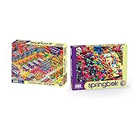 Springbok Puzzle 2 Pack of 500 Piece Jigsaw Puzzles - Colorful Candy Collage Value Set - Made in The USA with Unique Precision Cut Pieces for a