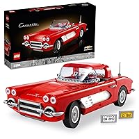 LEGO Icons Corvette Classic Car Model Building Kit for Adults, Great Gift for Father's Day, Build and Display This Replica of an Iconic American Car, Graduation Gift for Classic Car Lovers, 10321