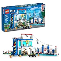 LEGO City Police Training Academy 60372, Station Playset with Obstacle Course, Horse Figure, Quad Bike Toy and 6 Officer Minifigures, for Kids Ages 6 Plus