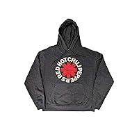 Rage Against The Machine Red Hot Chili Peppers Hoodie Classic Asterisk Official Unisex Charcoal Pullover