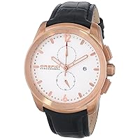 Orefici Unisex ORM8C4404 Classico Chronograph Slim Classy Sleek Watch