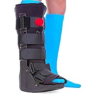 Tall Pneumatic Walking Boot | Orthopedic CAM Air Walker & Inflatable Surgical Leg Cast for Broken Foot, Sprained Ankle, Fractures or Achilles Surgery Recovery (Large)