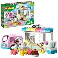 DUPLO Town Bakery 10928 Educational Play Café Toy for Toddlers, Great Gift for Kids Ages 2 and Over (46 Pieces)