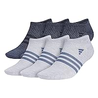 Men's Superlite 3.0 No Show Socks Low-Profile Fit, Arch-Compression and Lightweight Breathable Construction (6-Pair)