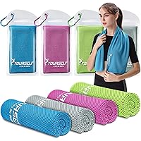 SYOURSELF Cooling Towel, Cooling Towels for Neck,4 Pack 40