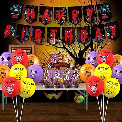 Mua Five Nights at Freddy Party Supplies Set Include Banner