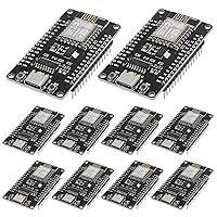 AITRIP 10PCS Type-C USB ESP8266 Serial Wireless Module CH340 ESP-12E NodeMCU LUA WiFi V3 Internet Development Board Compatible with Arduino IDE, Micropython