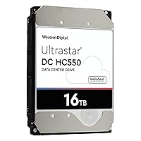 WD 16TB HDD Ultrastar DC HC550 SATA 7200RPM 3.5-Inch Enterprise Hard Drive - WUH721816ALE6L0 (Renewed)