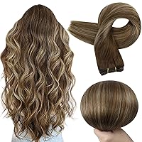 Full Shine 22 Inch Weft Hair Extensions Human Hair Sew In Extensions Soft Hair Balayage Hair Extensions Sew In Silky Hair